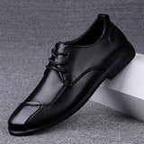 Xituodai Men‘s Fashion Formal Shoes Genuine Leather Luxury Wedding Shoes personality Designer Casual Shoes Classic Oxford Business Flats