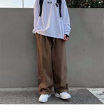 Xituodai Men Wide Leg Pants Japan Style Casual Women Cargo Trousers Harajuku Fashion New Baggy Sweatpants High Street Baggy Clothing