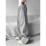 Xituodai Wide Leg Sweatpants Men Oversize Gray Sports Pants Sportswear Casual Trousers Male Loose Korean Streetwear Hip Hop