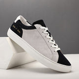 Xituodai  Men Casual Shoes Fashion Genuine Leather Suede Designer Flats Breathable Lace-Up Mixed Colors Male Footwear All-match Sneakers