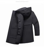 Xituodai Men Outwear Brand Casual Hat Waterproof Thick Warm Parka Men Winter Outdoor Jet Ski Snow Warm Parkas Jacket Coat Men