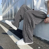 Xituodai Trousers for Men Hip Hop Plaid Casual Pants Man Hippie Loose Harajuku Long Fashion Stylish Polyester Sale Classic Trend New In