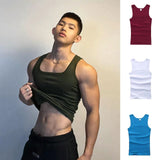 Xituodai Casual Men's Tank Top Gym Clothing Man Sleeveless Shirt Summer Bodybuilding Vest Gym Fitness Muscle Singlet Clothes T-shirt Hot