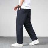 Xituodai Mens casual Cargo Cotton Pants Men Pocket Loose Straight Pants 2023 Autumn New Male Brand Clothing Jogger Sports Work Trousers