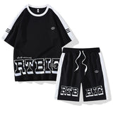 Xituodai Summer Trend Fashion High-End Quality New Letters Short-Sleeved Shorts With A Set Of Matching Handsome High-Quality Casual Men'S