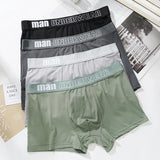 Xituodai 3 Pcs/Lot Men's Letter Boxers Briefs Underwear Comfortable Underpants Shorts Sexy Gifts for Man Panties