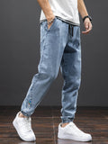 Xituodai Spring Summer Black Blue Cargo Jeans Men Streetwear Denim Jogger Pants Men Baggy Harem Jean Trousers Plus Size 6XL 7XL 8XL