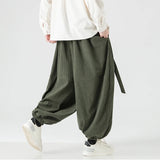 Xituodai 2025 Men Streetwear Wide Leg Casual Pants Men Loose Fashion Jogging Sweatpants Solid Color Harem Pants Male Harajuku Trousers