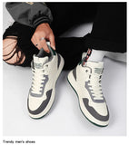 Xituodai  Spring Leather Casual Sneakers Men Skateboarding Shoes Male Fashion Non-Slip Comfortable Flat Vulcanize Shoes