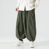 Xituodai 2025 Men Streetwear Wide Leg Casual Pants Men Loose Fashion Jogging Sweatpants Solid Color Harem Pants Male Harajuku Trousers