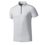 Xituodai Summer New Ice Silk Cool Nylon Ultra-Slip Polo Shirt With High Quality Casual Trend Thin Fashion Short-Sleeved T-Shirt