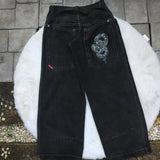 Xituodai Hip Hop baggy jeans New Harajuku Y2K Embroidered High Quality High Waisted Jeans Biggest Trashy Ropa Aesthetic Wide Trouser