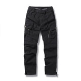 Xituodai Autumn Cargo Pants Men Jogging Casual Cotton Full Length Multi-pockets Trousers Solid Tooling Overalls Outdoor Leisure Pants Xituodai