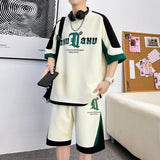 Xituodai The brand's minette men's t-shirt summer fashion brand short sleeved shorts Basketball uniform a set of youth sports suit