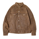 Xituodai Retro Heavyweight Canvas Oil Waxed Jacket Cotton Waterproof Hunting Coat Male Autumn Khaki Casual Work Safari Style Jacket Xituodai