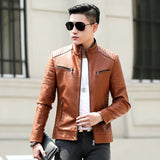 Xituodai Brand Men's Leather Jacket Coat Men Casual Biker Zipper Jackets Male New Brand Slim Fit Motorcycle Leather Jackets Men