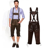 Xituodai Adult Men Women Germany Oktoberfest Pants Traditional Bavarian Beer Man Lederhosen Shorts Halloween Party Cosplay Costume