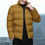 Xituodai Autumn Thick Hooded Cotton Parkas Coat Male Winter Warm Waterproof Jacket Mens Fashion Casual Slim Jacket Men Parkas