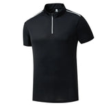 Xituodai Summer New Ice Silk Cool Nylon Ultra-Slip Polo Shirt With High Quality Casual Trend Thin Fashion Short-Sleeved T-Shirt