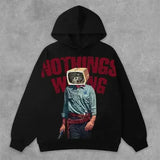 Xituodai Mental Health Matters Print Hoodies Women Men Streetwear Oversized Sweatshirt Goth Y2k Top Harajuku Pocket Hoodie Men Clothing