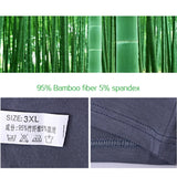 Xituodai Colorful Ultra Soft Comfy Bamboo Fiber Underwear Mens Boxer blue Breathable Underpants Men Size XL-6XL 7XL Solid Calzoncillos