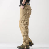 Xituodai Work pants men 2024 casual pants large loose straight leg multi pocket work pants outdoor sports pants