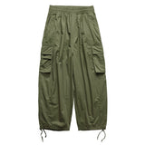 Xituodai Baggy Cargo Pants Men's Wide Leg Trousers Male Oversize Japanese Cropped Ankle-length Pocket Casual Streetwear hip hop