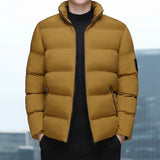 Xituodai Autumn Thick Hooded Cotton Parkas Coat Male Winter Warm Waterproof Jacket Mens Fashion Casual Slim Jacket Men Parkas