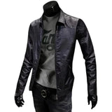 Xituodai 2024 New Men's Genuine Leather Jacket Casual Style Vintage Slim Fit Smooths Your Silhouette Cool Blazer For Autumn Winter Xituodai