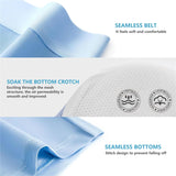 Xituodai Plus size men's ice silk underwear seamless ultra thin breathable lingerie boxer briefs quick dry sports underpants men gift box