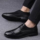 Xituodai Men‘s Fashion Formal Shoes Genuine Leather Luxury Wedding Shoes personality Designer Casual Shoes Classic Oxford Business Flats