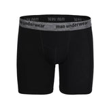 Xituodai Men's long leg wear proof underpants Men's cotton mid waist boxer shorts Breathable men's long underwear