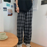 Xituodai Summer/Winter Plaid Pants Men S-3XL Casual Straight Trousers for Male/Female Harajuku Hip-hop Pants