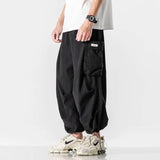 Xituodai Harajuku Y2k Baggy Cargo Pants Joggers Streetwear Ankle-Length Casual Harem Long Trousers Men Wide Leg Oversize 2024 New