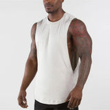 Xituodai Brand New Plain Tank Top Men Gyms Stringer Sleeveless Shirt Open Sides Blank Fitness Clothing Cotton Sportwear Muscle Vest