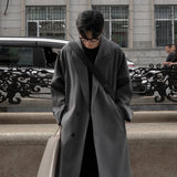 Xituodai Trench Coat Autumn Korean Men's New Fashion Overcoat Male Long Windbreaker Streetwear Trench Men Outerwear Black/Gray/Coffee Xituodai