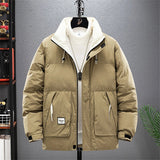 Xituodai Winter Parkas Men 8XL 9XL Plus Size Thick Padded Jacket Coat Fashion Casual Cargo Plaid Parkas Male Big Size 8XL 9XL Xituodai