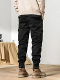 Xituodai New Multi-Pockets Winter Cargo Pants Men Fleece Liner Thick Warm Slim Fit Joggers Streetwear Casual Cotton Thermal Trousers