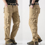 Xituodai Work pants men 2024 casual pants large loose straight leg multi pocket work pants outdoor sports pants