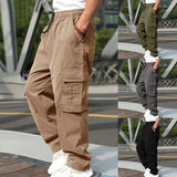 Xituodai  youth leisure sports cargo pants men Europe and the United States loose straight casual pants men