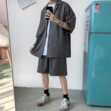 Xituodai Soft Boy Shirt and Shorts Two Piece Set