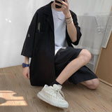 Xituodai Soft Boy Shirt and Shorts Two Piece Set