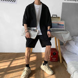 Xituodai Soft Boy Shirt and Shorts Two Piece Set