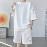 Xituodai Soft Boy Sweatshirt & Sweatshorts Two Piece Set