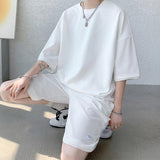 Xituodai Soft Boy Sweatshirt & Sweatshorts Two Piece Set