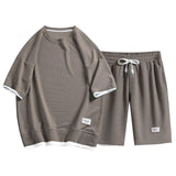 Xituodai Soft Boy Sweatshirt & Sweatshorts Two Piece Set