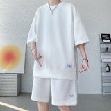 Xituodai Soft Boy Sweatshirt & Sweatshorts Two Piece Set