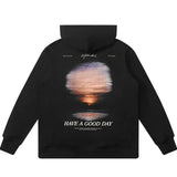 Xituodai Sunset Graphic Hoodie