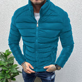 Xituodai Winter Men Thickened Warm Down Jacket  Long Sleeve  Slim Fit Cotton Padded Zipper cardigan Tops Fashion Casual Jackets Coat