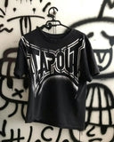 Xituodai Woman T Shirt Aesthetic Clothes Gothic Y2k Korean Goth Grunge Letter Graphic Printed Summer Female O Neck Cotton Lady Tops